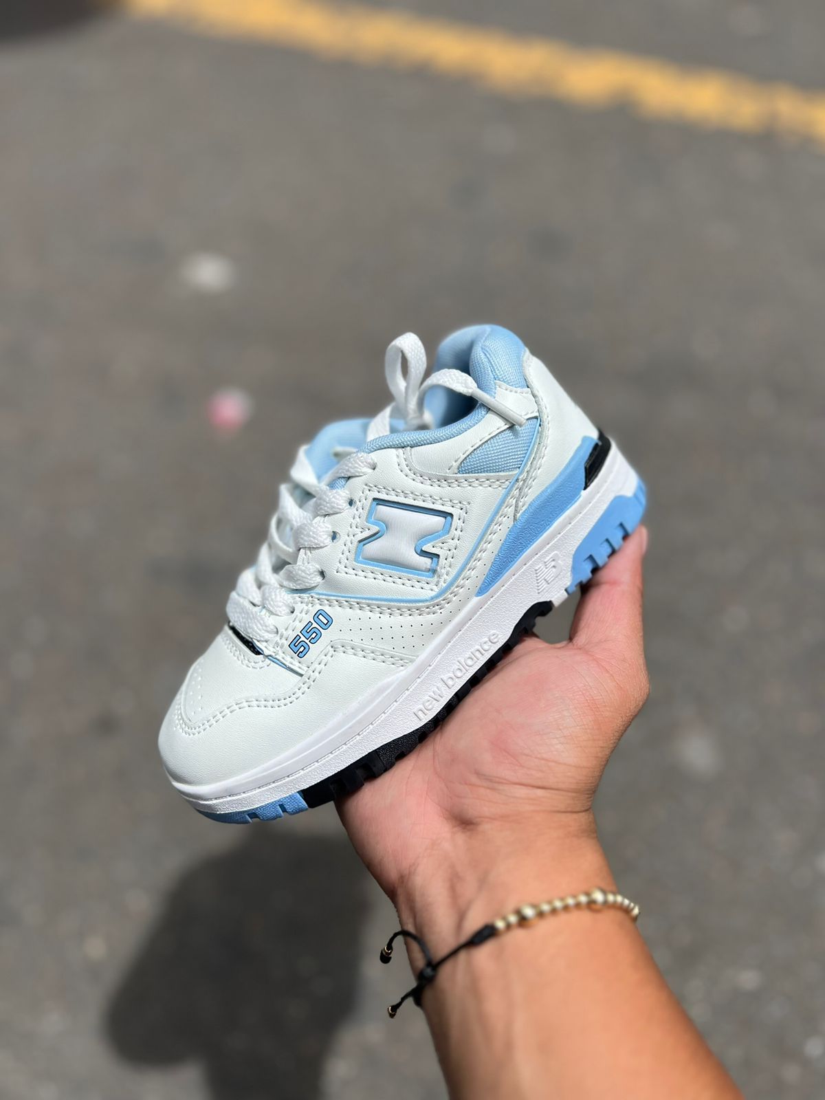 New balance azul claro on sale