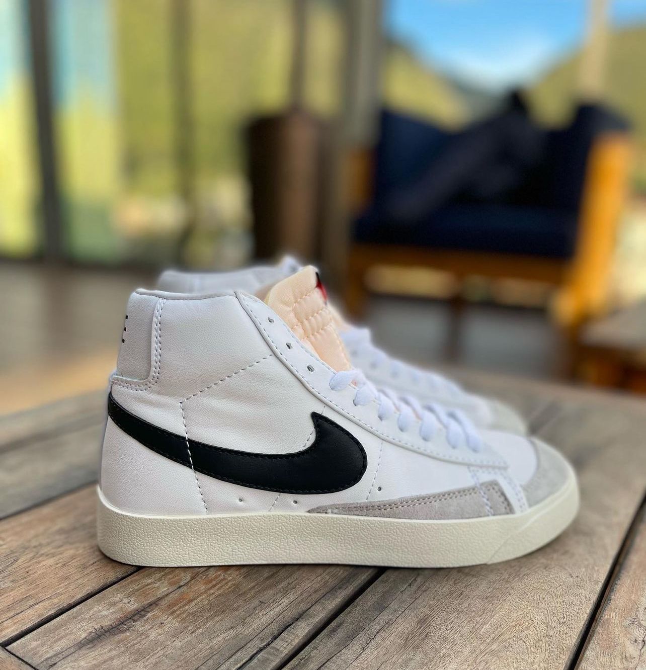 nike blazer blanco