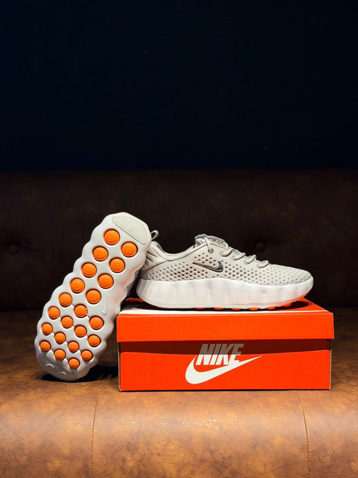 NIKE MIND PLATEADA