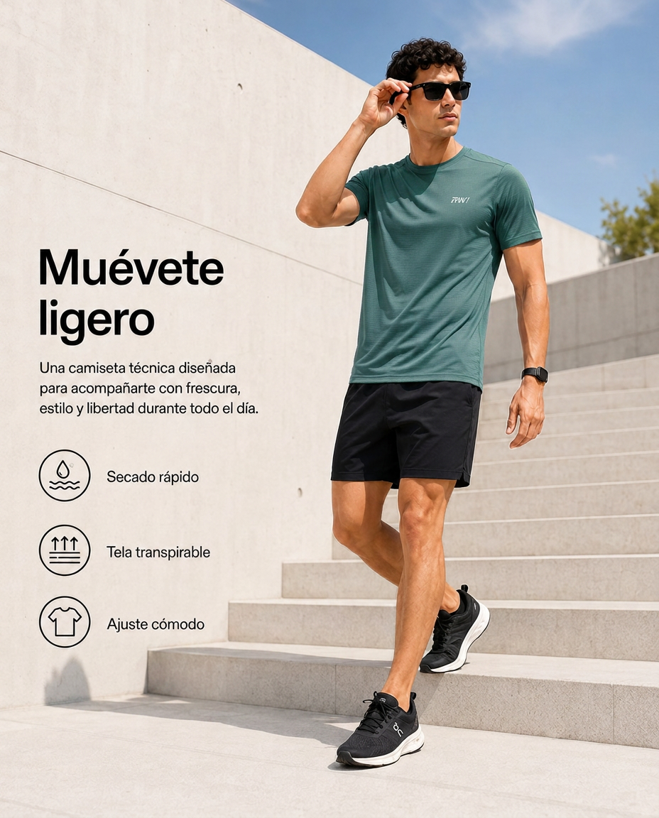 CAMISETA LICRA ON CLOUD - RUNWAY
